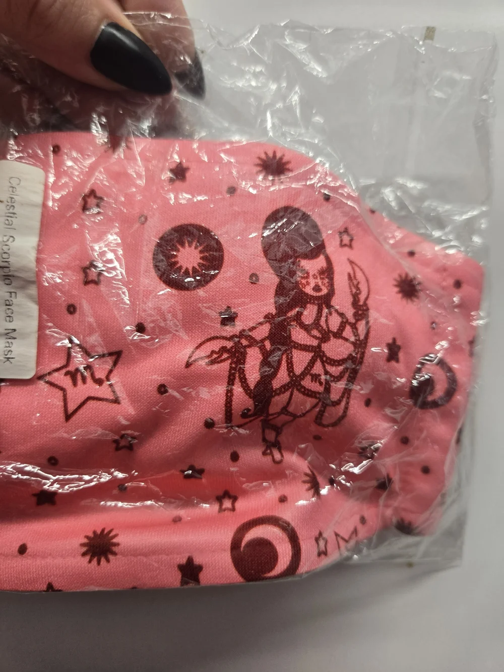 Valfie Pink Celestial Scorpio Face Mask